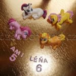 marcipanové figurky na dort Little pony