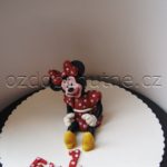marcipanová figurka Minnie figurka na dort