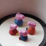 marcipanové figurky na dort prasátko Peppa s rodinou