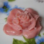 růžička růžová - dekorace na dort