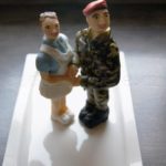 svatební figurky sestřička a voják