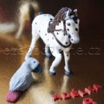 marcipanové figurky na dort žako a kůň